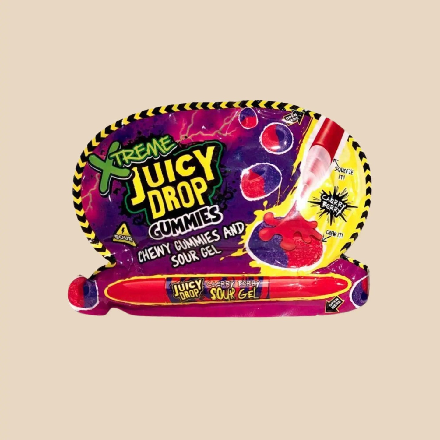 Juicy Drop Gummies Xtreme Sour Gel