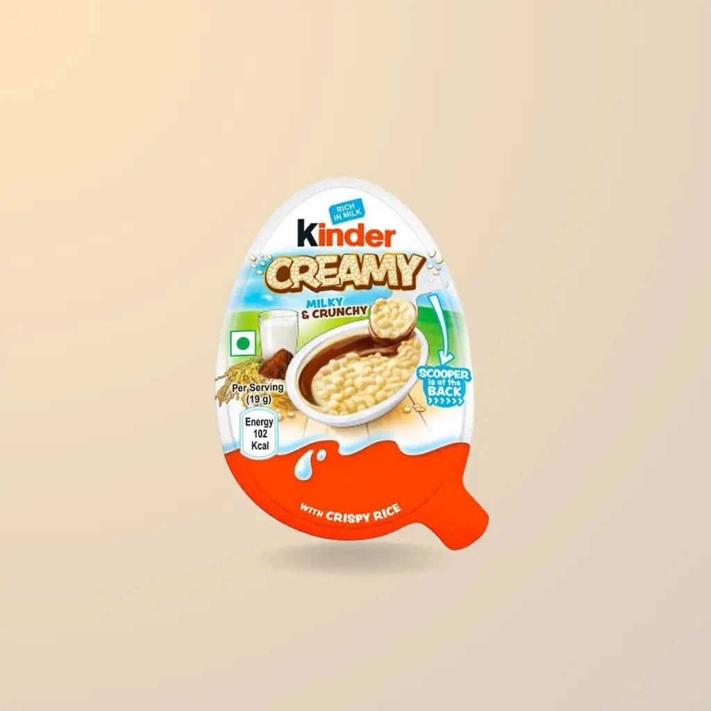 Kinder Creamy - Crème onctueuse au lait et riz soufflé croustillant