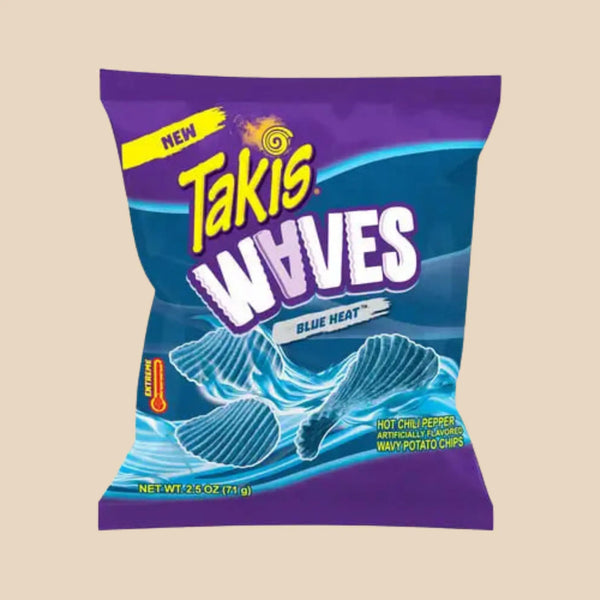 Takis Blue Heat Waves