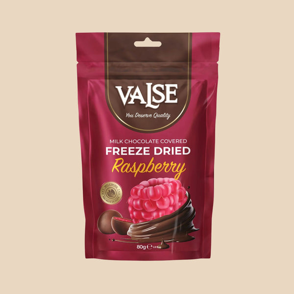 Valse Raspberry Freeze Dried Milk Chocolate Covered