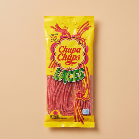 Chupa Chups Laces Strawberry 90g