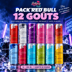 Pack Red Bull 12 goûts – Le coffret des éditions (12 × 250 ml)