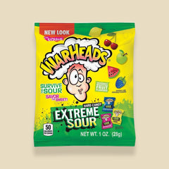 Warheads Extreme Sour Hard Candy 28 g