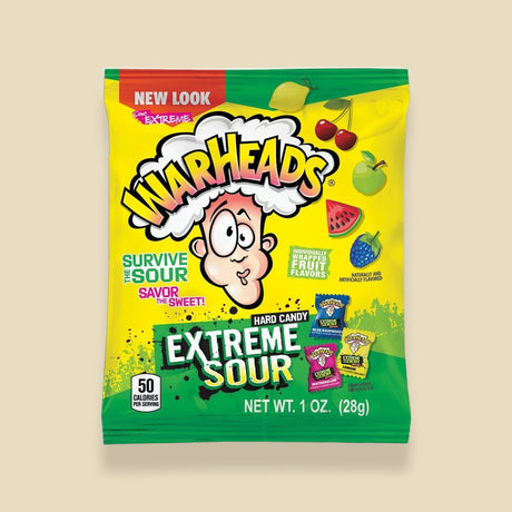 Warheads Extreme Sour Hard Candy 28 g