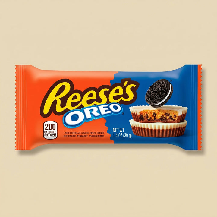Reese's Peanut Butter Cup with Oreo 39g — édition Oreo cookies importée USA