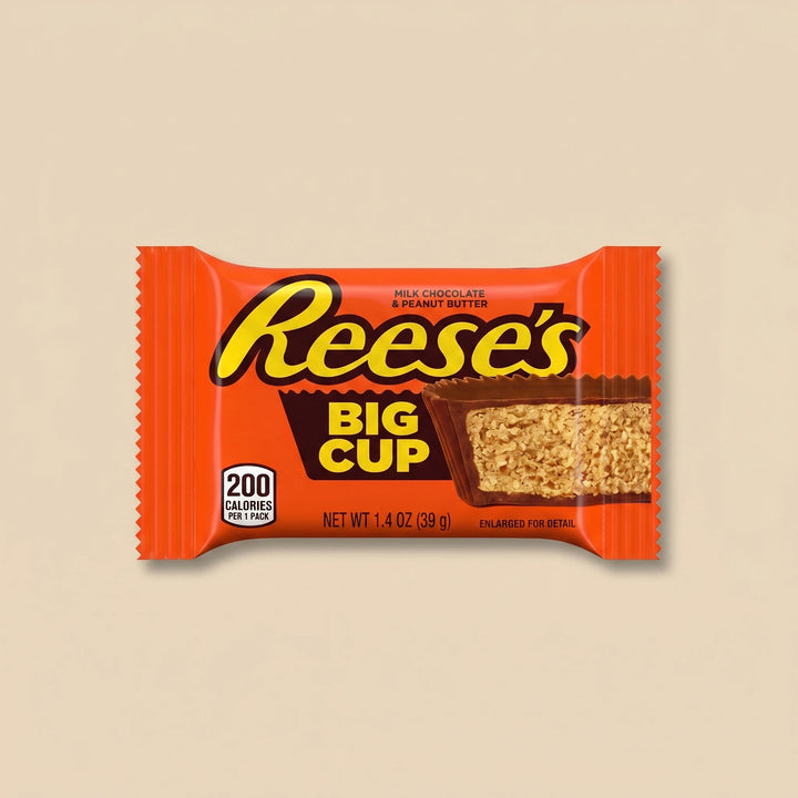 Reese's Peanut Butter Big Cup 39g — version XL chocolat-cacahuète importée USA
