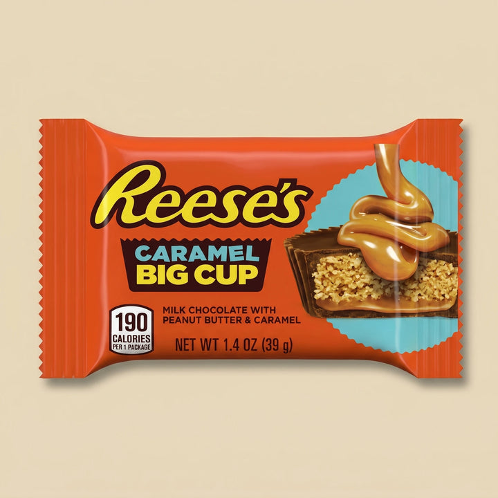 Reese's Peanut Butter Big Cup Caramel 39g — édition caramel chocolat-cacahuète