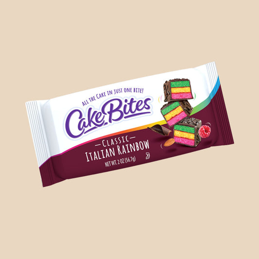 Cake Bites Italian Rainbow