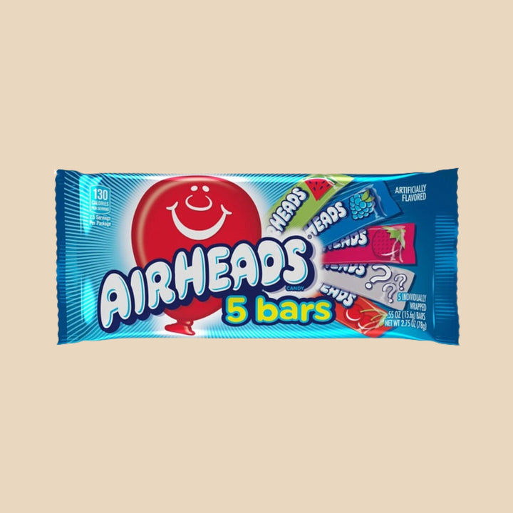 Airheads Bars Assorted — Assortiment 5 Barres (78g)