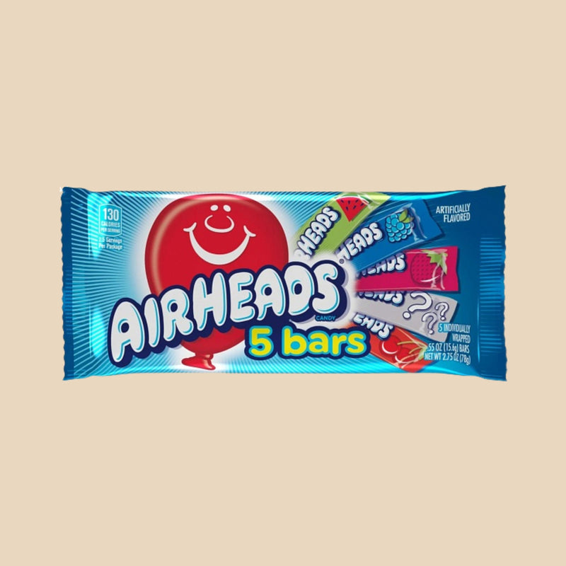 Airheads Bars Assorted — Assortiment 5 Barres (78g)