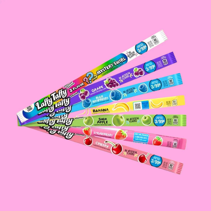 Box Laffy Taffy coffret multi-saveurs bonbons étirables Lollipop Korner