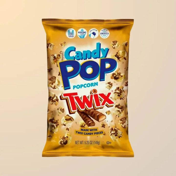 Candy Pop Popcorn Twix sachet 149g enrobé caramel chocolat