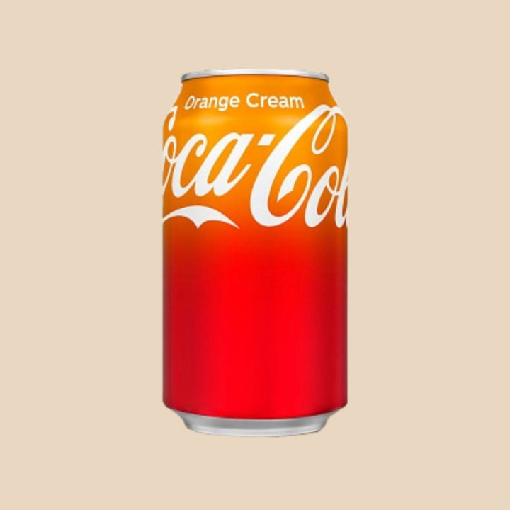 Coca-Cola Orange Cream canette 355 ml importée des États-Unis