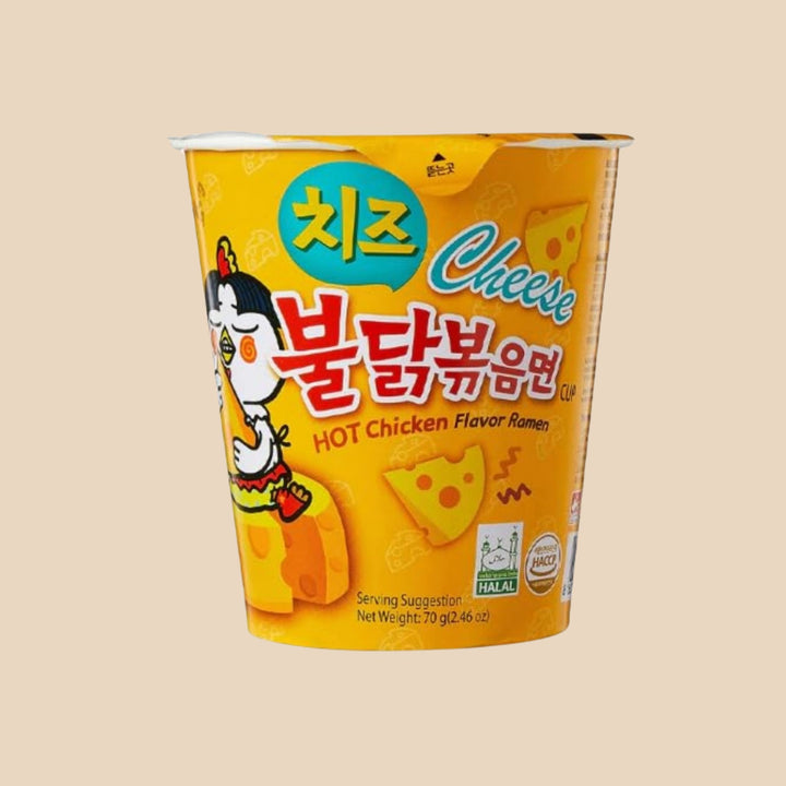 Buldak Ramen Cheese Cup format individuel Samyang Corée
