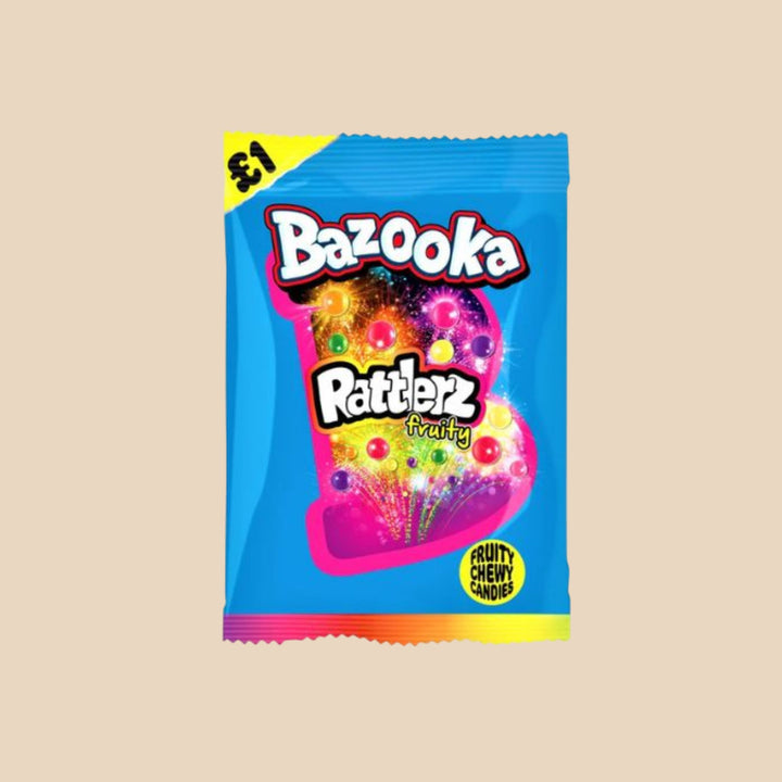 Bazooka Rattlerz Fruity sachet bonbons acidulés fruités Bazooka
