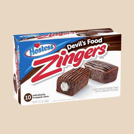Paquet de Gâteau Hostess Zingers Iced Devil’s Food