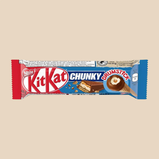 KitKat Drumstick, une barre chocolatée délicieuse avec la saveur du Drumstick.