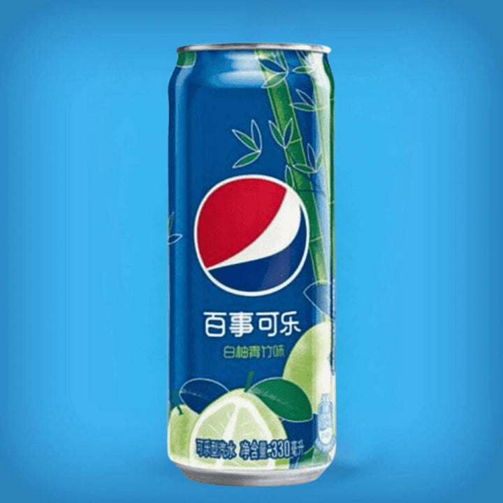 Pepsi Bamboo canette saveur bambou importée de Chine Pepsi