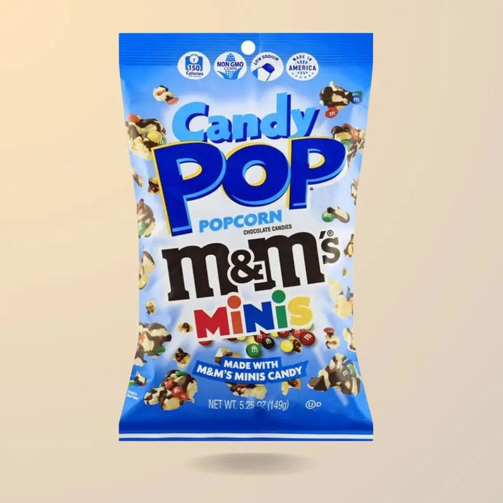 Candy Pop Popcorn M&M's Minis chocolat sachet 149g importé USA