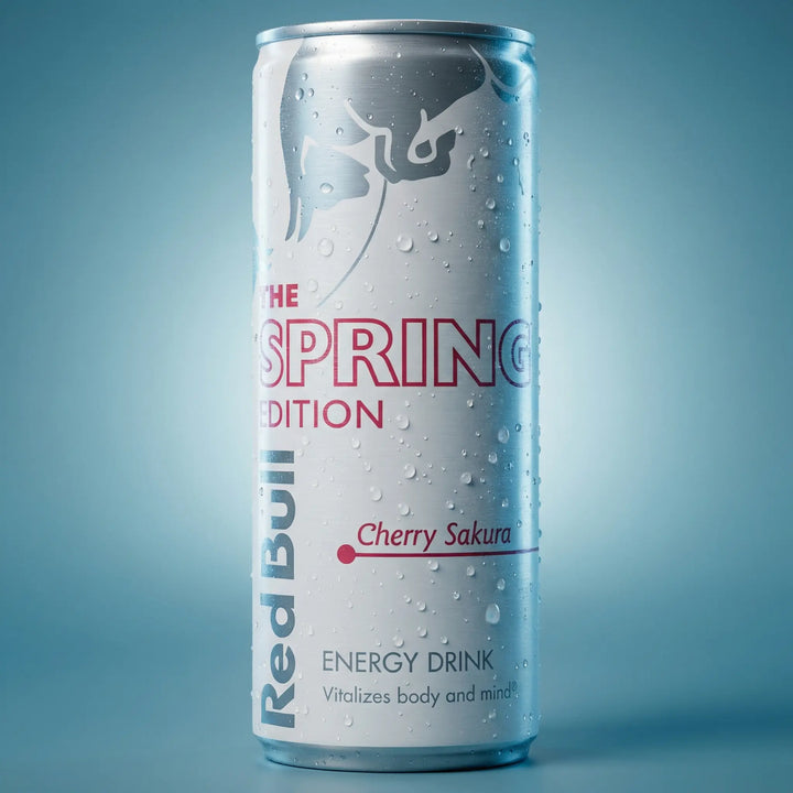 Red Bull Cherry Sakura Spring Edition canette 250 ml Red Bull