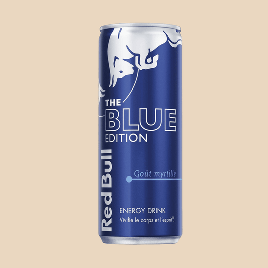 Boisson red bull Myrtille