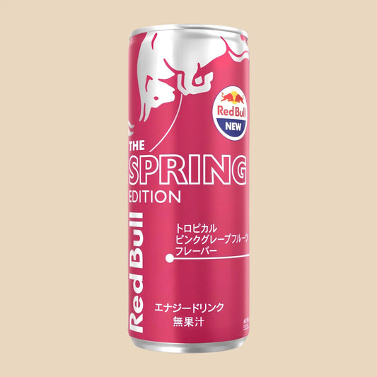 Canette Red Bull goût pamplemousse édition japonaise