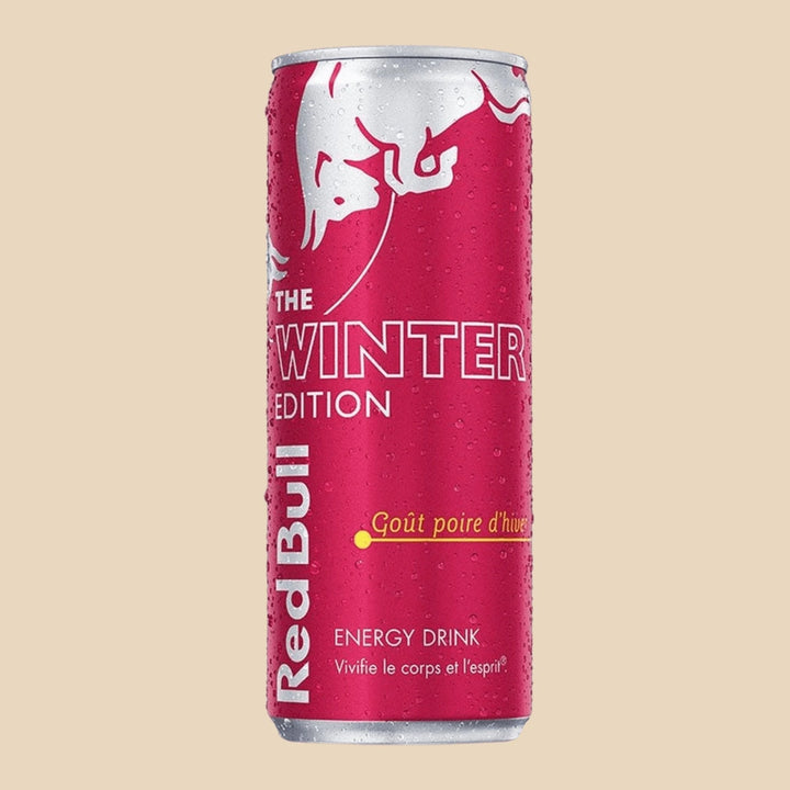 Red Bull Poire d'Hiver Winter Edition canette 250ml Red Bull