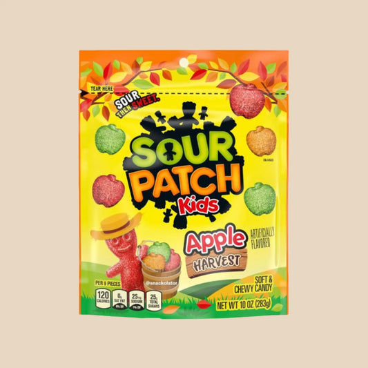 Paquet de bonbon sour patch kids apple harvest