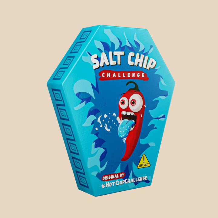 Salt Chip Challenge chips la plus salée du monde Hot Chip boîte individuelle