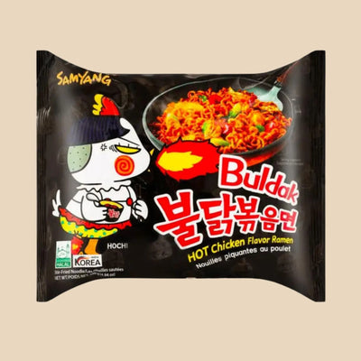 Sachet de Nouilles Samyang buldak hot chicken flavor ramen