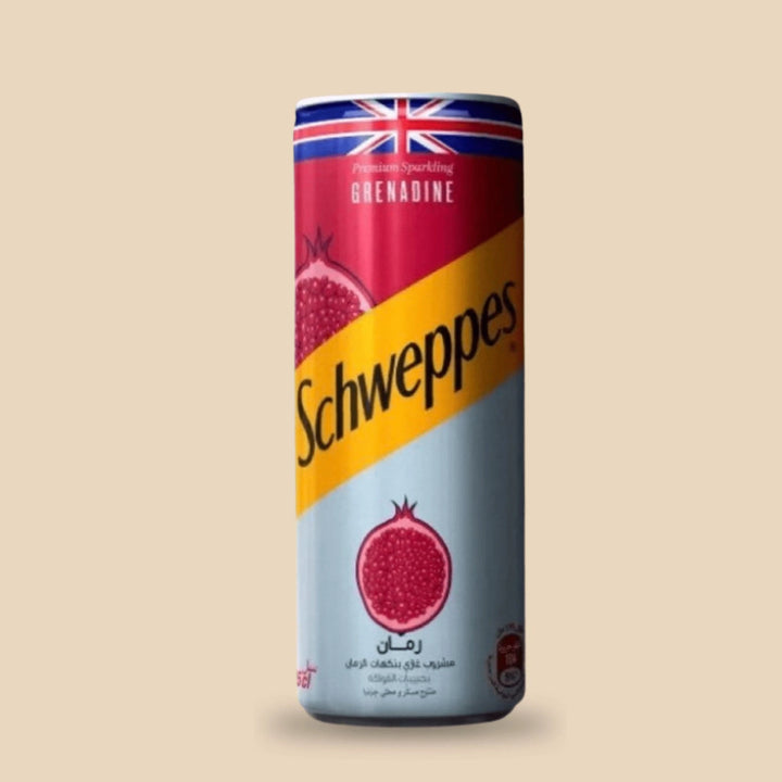Schweppes Grenade canette pétillante importée d'Algérie Schweppes