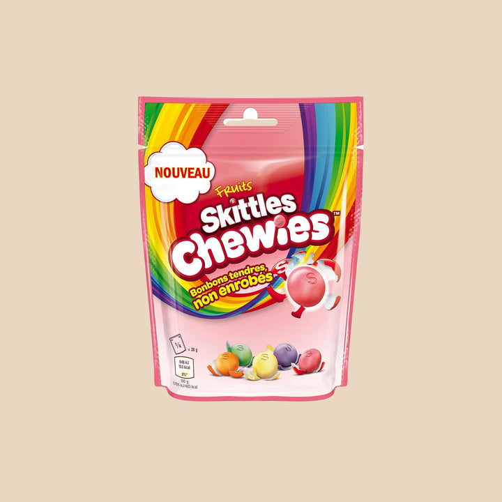 Skittles Chewies sachet bonbons moelleux fruités marque Skittles