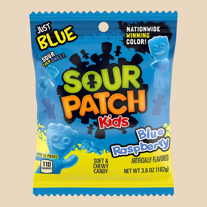 Sour Patch Kids Blue Raspberry sachet bonbons acidulés Sour Patch Kids