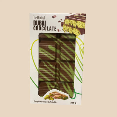 Tablette de chocolat The Original Dubai Chocolate Kadayif Pistache