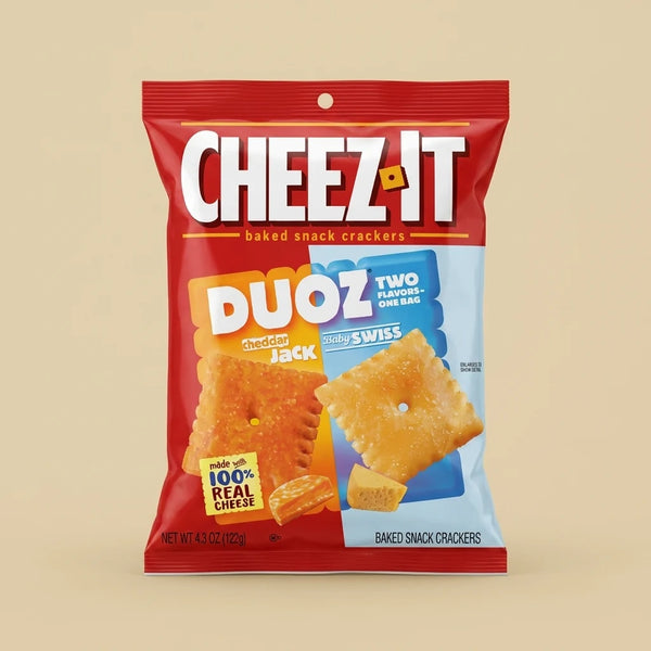Cheez-It Duoz Cheddar Jack & Baby Swiss