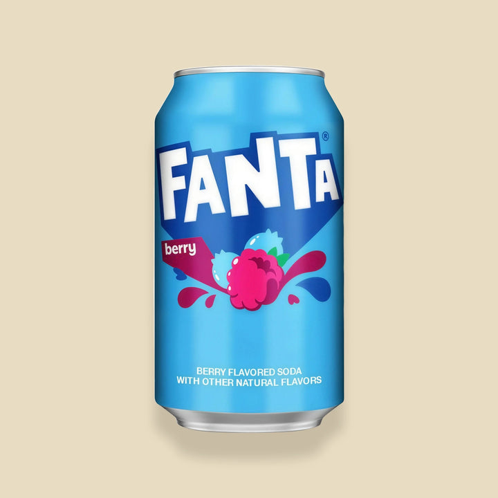 Canette Fanta Berry 355 ml, version américaine fruits rouges