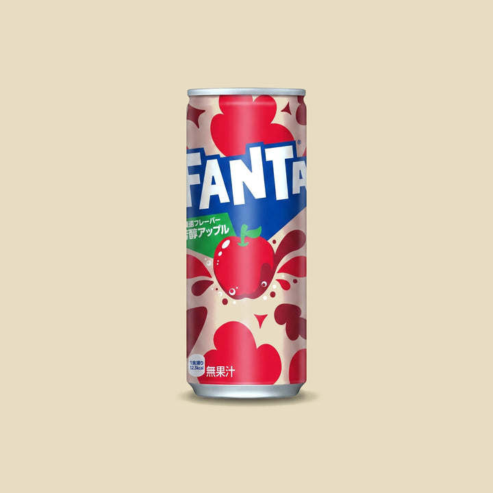Canette Fanta Rich Apple — soda pomme importé du Japon — Lollipop Korner