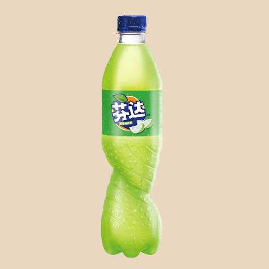 Bouteille fanta pomme verte de chine