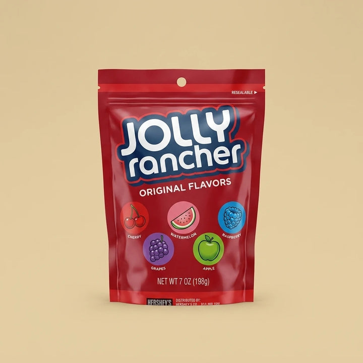 Sachet 198g Jolly Rancher Hard Candy Original — bonbon dur importé USA — Lollipop Korner