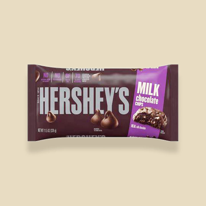 Hershey's Chips Milk Chocolate 326 g — pépites de chocolat au lait à pâtisser