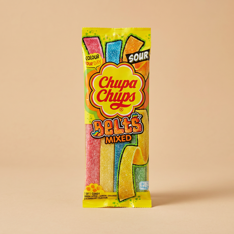 Chupa Chups Sour Belts Mixed 90g