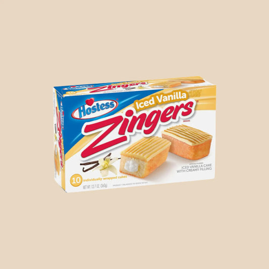 Gateau hostess zingers​ iced vanilla