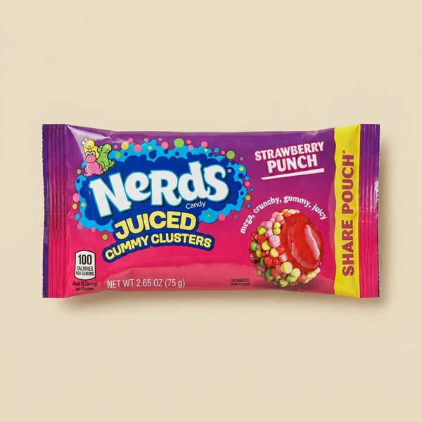 Nerds Juiced Gummy Clusters Strawberry Punch 75g