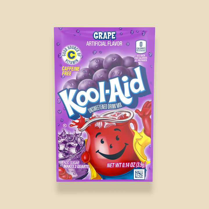 Sachet Kool-Aid Grape de 3,9 g, boisson en poudre au raisin