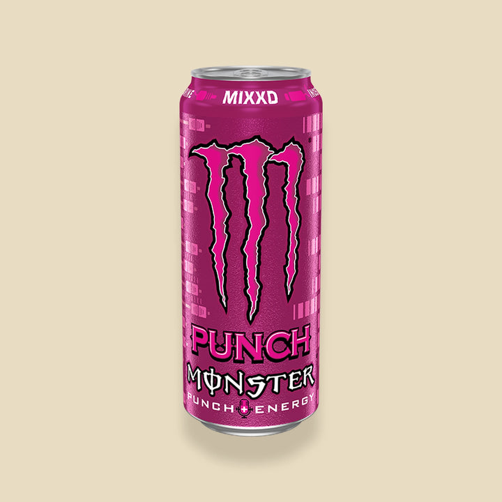 Canette 500 ml Monster Punch Mixxd — energy drink punch aux fruits importé — Lollipop Korner