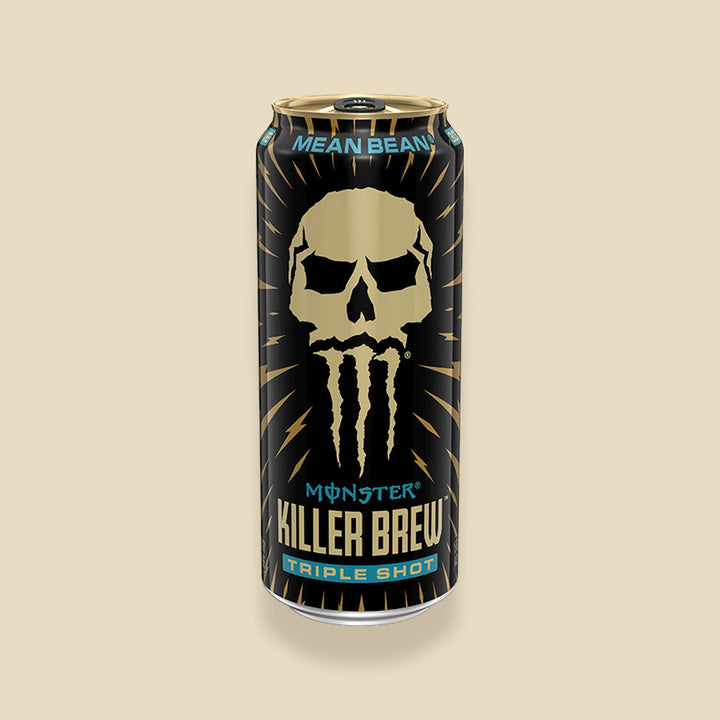 Canette 443 ml Monster Killer Brew Triple Shot Mean Bean — café énergisant importé USA — Lollipop Korner