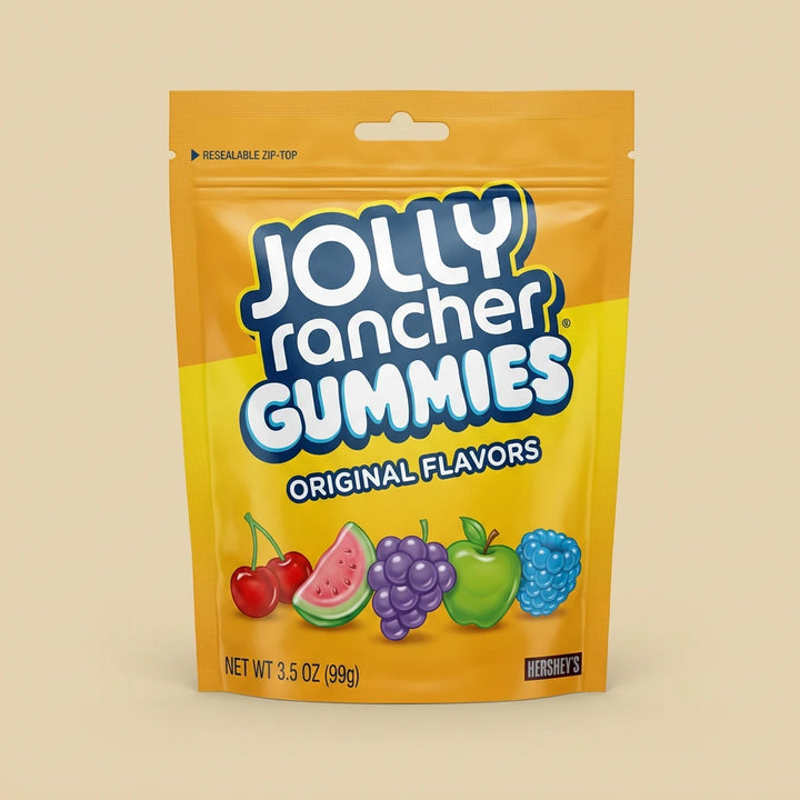 Sachet 99g Jolly Rancher Gummies Original Flavors — gélifié importé USA — Lollipop Korner