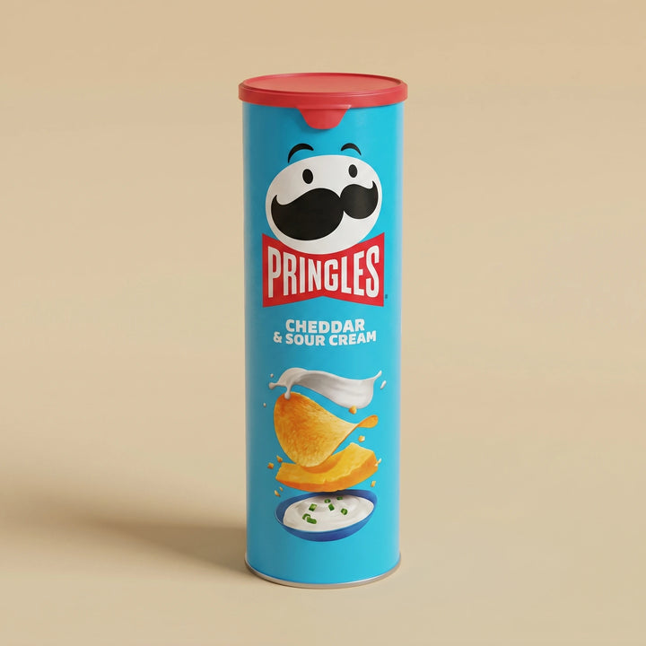Tube 158g Pringles Cheddar & Sour Cream — chips importées USA — Lollipop Korner