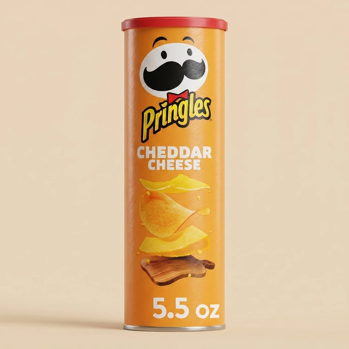 Tube 158g Pringles Cheddar Cheese — chips importées USA — Lollipop Korner