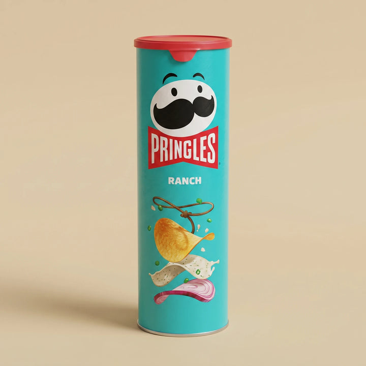 Tube 158g Pringles Ranch — chips importées USA — Lollipop Korner